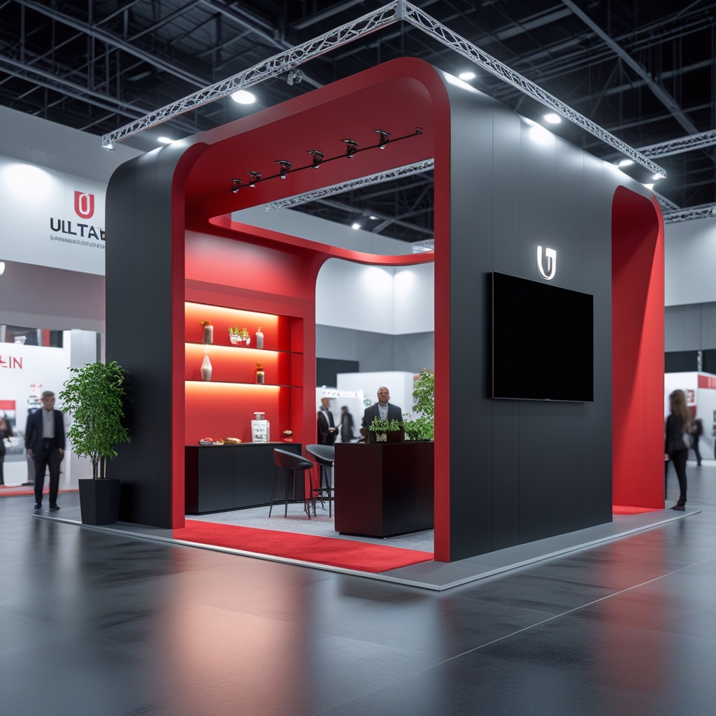Koyu Ahşap Stand — PADLOCK CORP